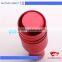 Universal High Quality Red Anodized Billet Aluminum Automotive MT Manual Transmission Gear Shift Knob Race Shifter Stick Cover