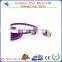 New Colorful Flat Micro USB Cable Data Sync Charging Cable for HTC LG Blackberry Moto