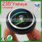 235 degree super fisheye lens for iphone for galaxy note 2
