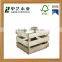 2016 Wholesale Handmade customized unfinished wooden fruit crate