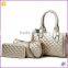 Hot selling ladies champagne set handbag designer handbags wholesale 2015