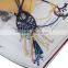 Organic Hand Makeing 3 Color Dreamcatcher Shape Necklace