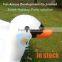 Low MOQ stock baby swimming seat inflatable swan for kids