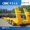 Best Quality 60T Low bed Semi Trailer for Crane Transportation