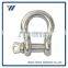 Us Type Drop Forged Screw Pin Bow Shackle