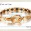 Noproblem P021 Bio Magentic Stainless Steel Beautiful Clat Power Negative Ion Bracelet
