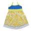 Kaiyo factory cheapest children's boutique clothing cute dress spaghetti strap dress print summer dresses