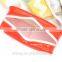 Wholesale Custom clear waterproof stand-up frosted pvc cosmetic pouch with plastic zip
