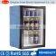 Beer minibar fridge,glass door beer cooler showcase