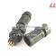 M12 8 pins field installable male to female waterproof connector