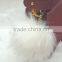 Good sale handbag decoration keychain/pom pom keychain