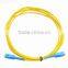 sc singlemode simplex indoor fiber optic patch cord/sc fiber optic jumper/sc fiber optic patch cables