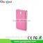 2016 top selling leather credit card slim Power Bank 8000mAh