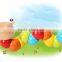 Colorful insects twist caterpillars wooden educational toys for kids