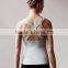 Nice design fitness ladies padded yoga tank tops dry fit sports wear