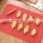 Food Grade Red Silicone BBQ Grill Baking Mat