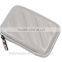 Fashion Bubm PU Silver Mini Digital Storage Bag Usb Headphones Cable Bag Waterproof And it Broke