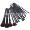 18pcs Professional Makeup Brush Set Make up Sets Tools with leather case