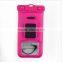 High Quality cell phone ipx8 pvc waterproof bag for phone for swimming with custom logo