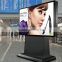 Smart wifi shopping mall supermarket floor stand 55 inch advertisment lcd ad player