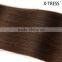 7pcs 20inch 113g asia chinese remy double drawn cuticle intact medium brown silk straight clips in human hair extension