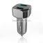 Dual USB Bluetooth car chargers with fm transmitter