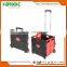 Plastic Folding Boot Cart Shopping Trolley Fold Up Storage Box Wheels Crate truck Foldable