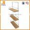 Bathroom wooden and wire Shelf