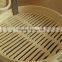 diameter 18cm 2 layer 1 cover bamboo steamer basket hot sale