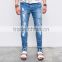 Tapered Flame Distressing Slim Spandex Jeans (LOTG037)