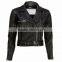 Women's Brando biker leather jacket