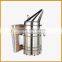 Wholesale stainless steel manual bee smoker for beekeeper