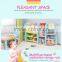 Cute Children's the plastic bookshelf