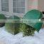 Agricultural shade net dark green winter plant cover