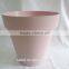 OEM Lighted ornamental colorful cheap plastic flower pots wholesale