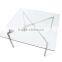 Barcelona coffee table glass coffee table