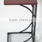 RH-4624 Metal frame Gramercy accent end table Sofa Side Table