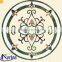 Water jet decorative marble round floor mosaic medallion NTMS-MM003A