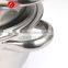 12pcs premier japanese cookware set stainless steel pot with silver colored surface