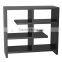 Glossy home furniture wood Console table 4 tier book display shelf wholesale hall teble