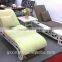 Outdoor sun lounge with cushion