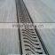 long square stainless steel shower floor drain