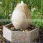 flower bud shape garden granite water fountain