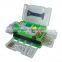 450 piece wall plug and screw set in plastic case