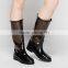 women waterproof transparent new design unique summer spring tall knee high boots