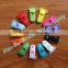 42mm Long Assorted Colors Plastic Clips For Pacifier Holders