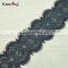 Newest Black Cheap knitting Lace Fabric Wholesale WLC-393