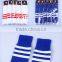 Hot selling girl knee high long stripe football sport tube socks