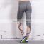 Fancy Design High Waist Bandage Hem Slim Fit Gym Runing Legging Pants For Women