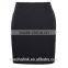 summer ladies custom high quality black office formal wear skirts